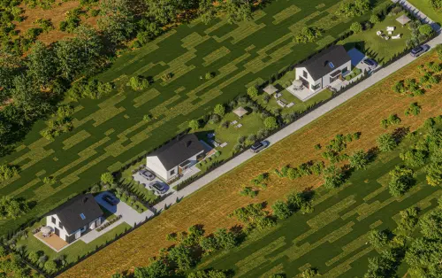 Domy przy lesie I Lipiny – domy jednorodzinne wolnostojące