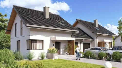 Dom w zabudowie bliźniaczej